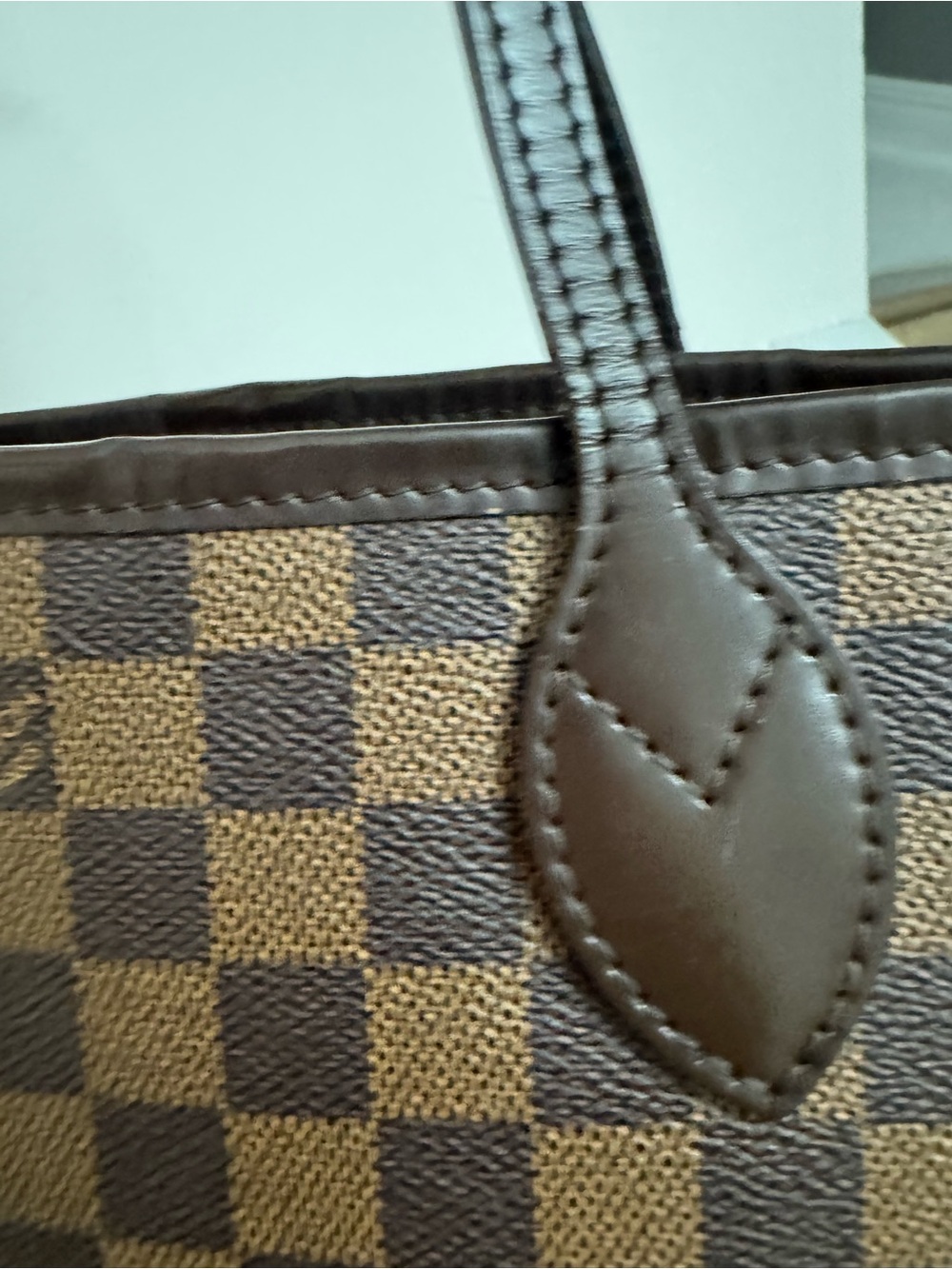 LOUIS VUITTON NEVERFULL PM IN DAMIER EBENE - Picture 9 of 15